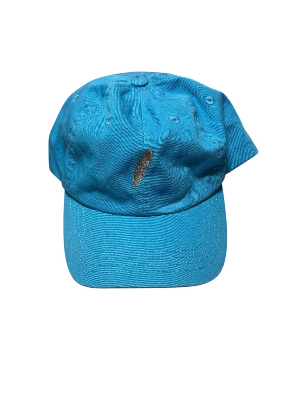 Imperial Royal Birkdale Golf Hat Mens OS Blue Adjustable Strapback Feather Logo